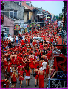 Red Dress Naughty in Nawlins