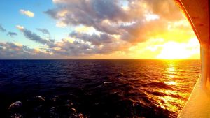 Swinger Cruise Balcony Sunset