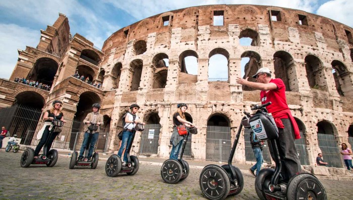 Segway at the Coluseum