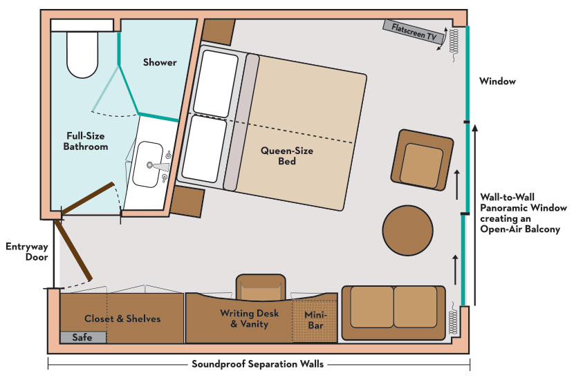 Paris Normandy Swinger Cruise Panorama Suite Floor Plan