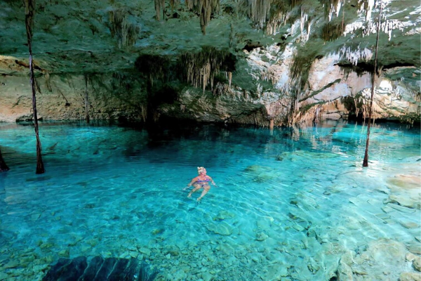 Cenote in Costa Maya image