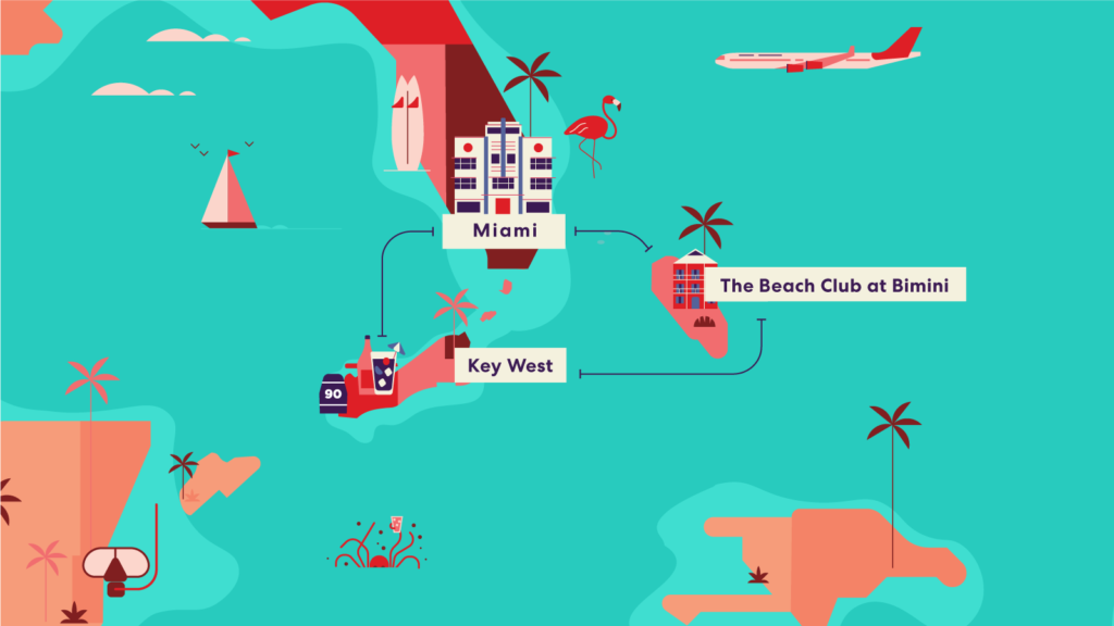 Virgin Voyages New Years Eve Itinerary Map