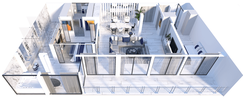 Rockstar Australia Penthouse Suite Floorplan