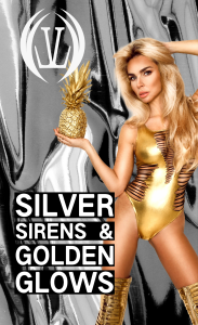 Silver Sirens & Golden Glows! An atmosphere dripping with metallic elegance: cool silver to entice, warm gold to ignite.